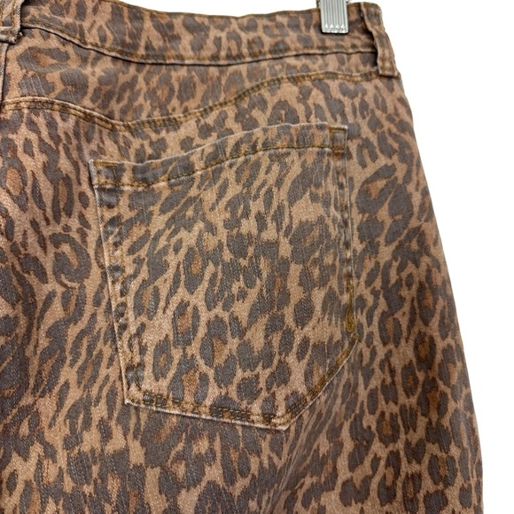Style & Co Leopard Print Curvy Skinny Jeans 14 - Picture 9 of 13